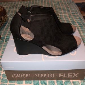 Black stylish booties